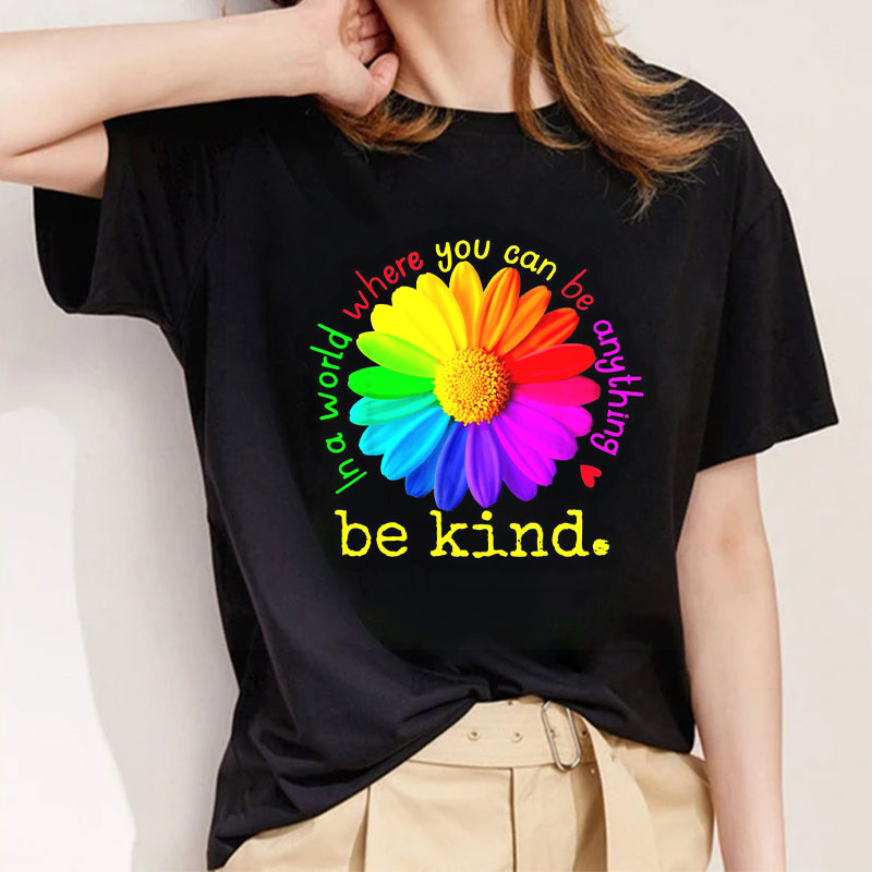 Fashion Ladies Black Tee D