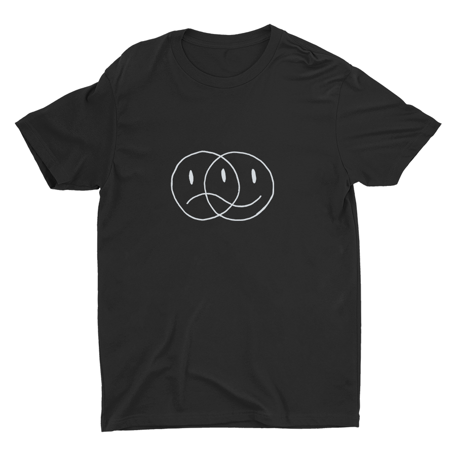 Happy and Sad Face Cotton Tee