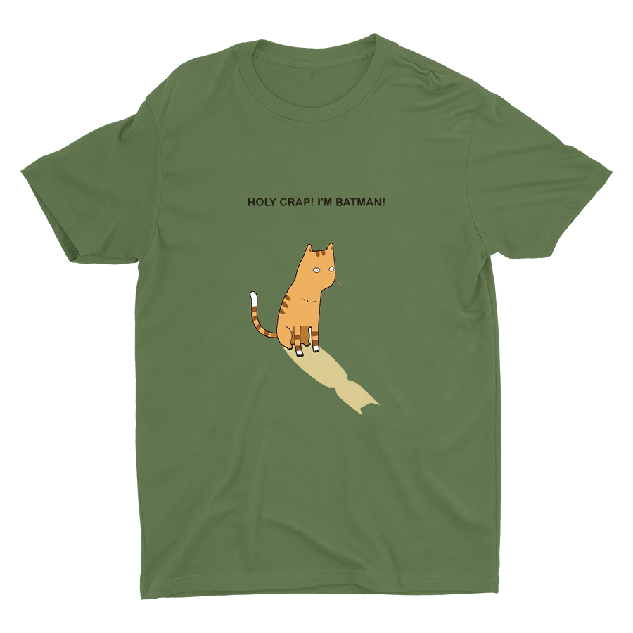 Holy Crap I′m Batman Cotton Tee