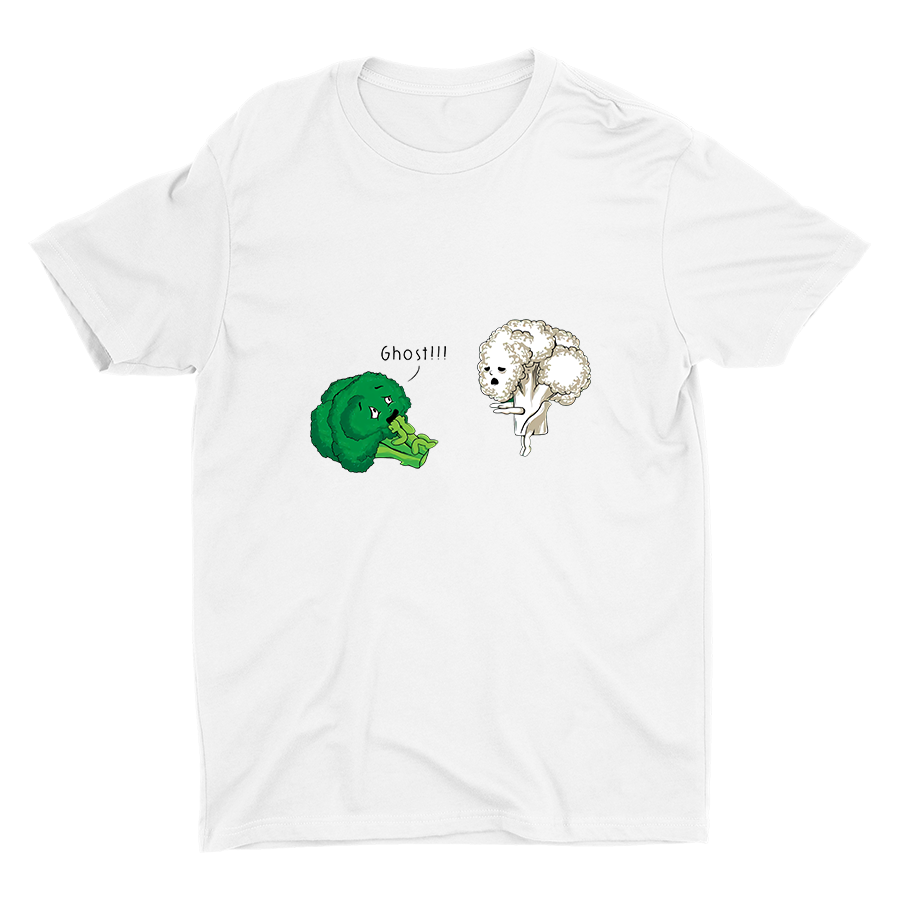 Ahhhhh! Ghost!!! Printed Cotton Tee