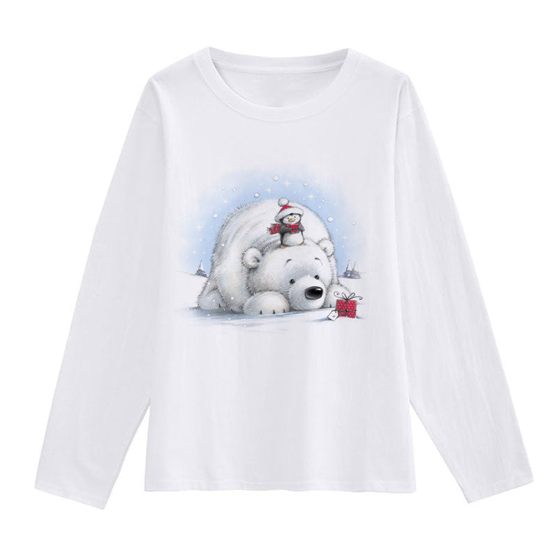 Lovely Christmas White T-Shirt F