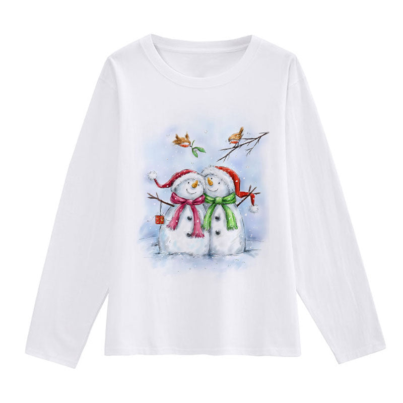 HAPPY NEW YEAR Christmas White T-Shirt N