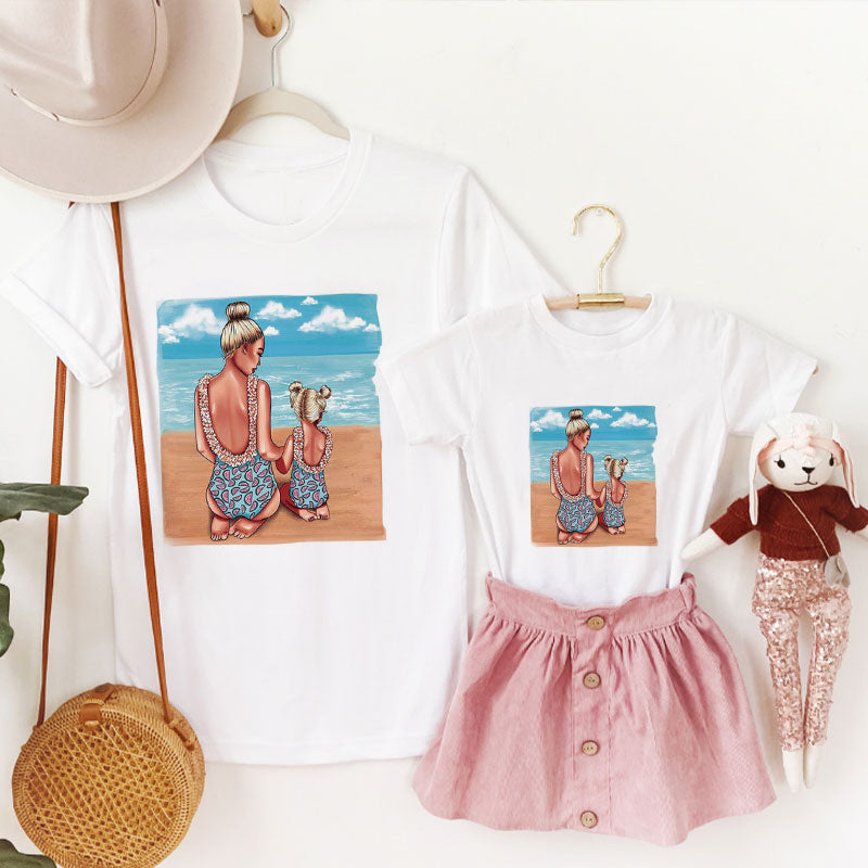Mommy Daughter Matching Tee R