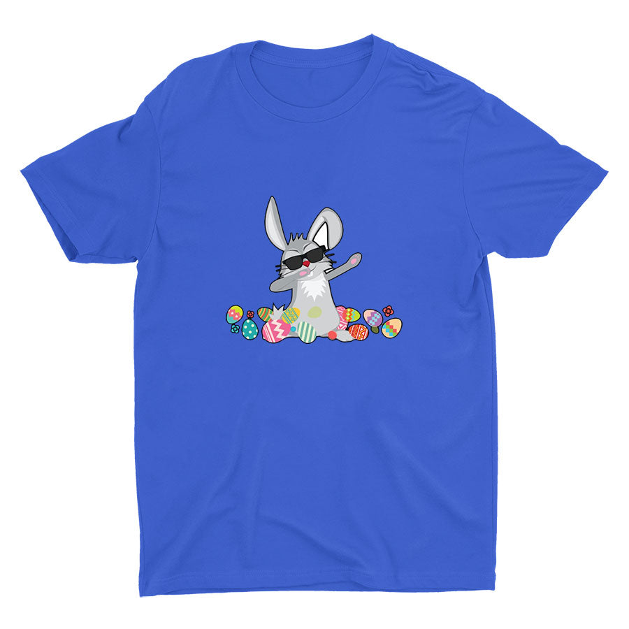Easter Dabbing Bunny Cotton Tee
