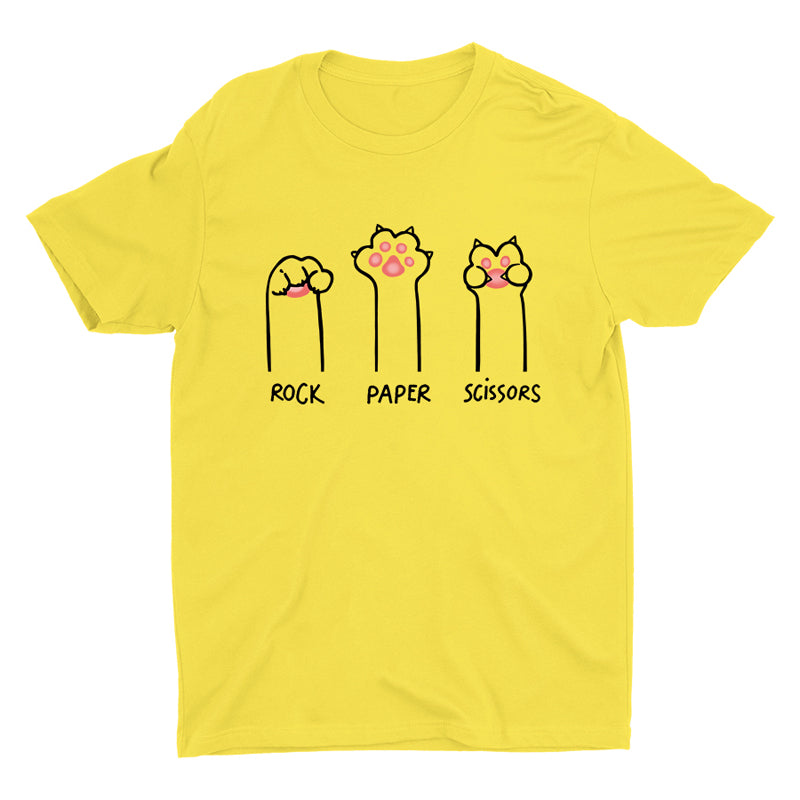 Cat Rock Paper Scissors T-shirt