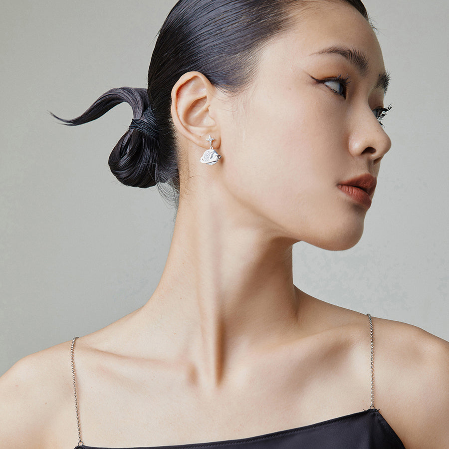 Lucky Asteroid Earring