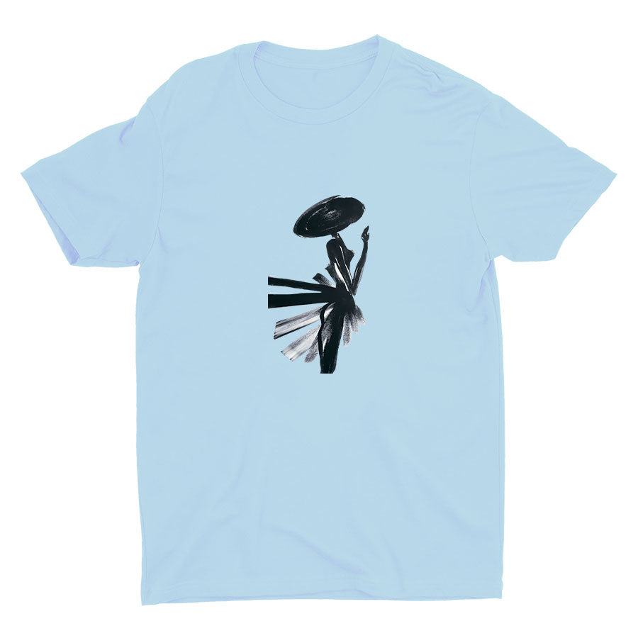 Black and White Art Cotton Tee