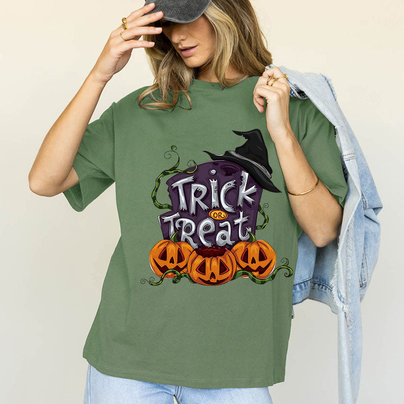Trick Or Treat Cotton Tee