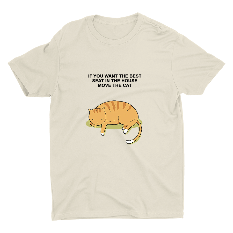 Just Move The Cat Cotton Tee