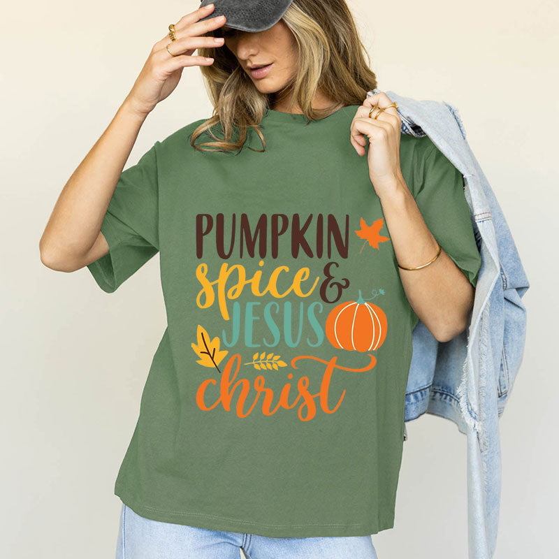 Pumpkin Spice Cotton Tee