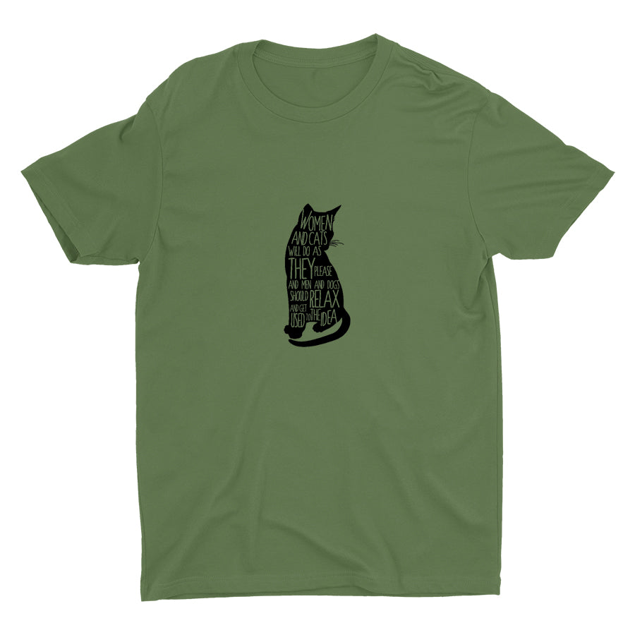 WOMEN AND CATS Cotton Tee
