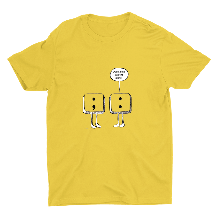Stop Winking At Me Cotton Tee
