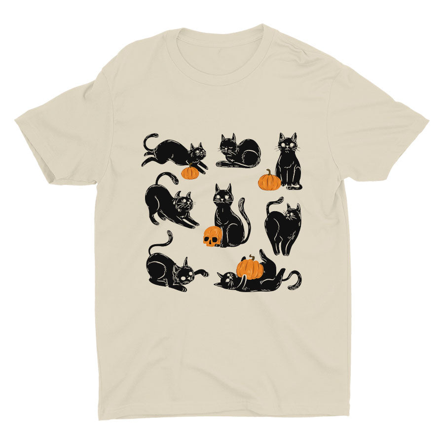 Halloween For Cat Cotton Tee