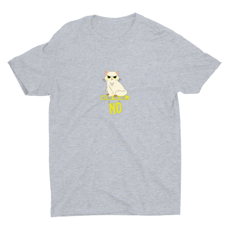 NO! BEFORE YOU ASK Cotton Tee