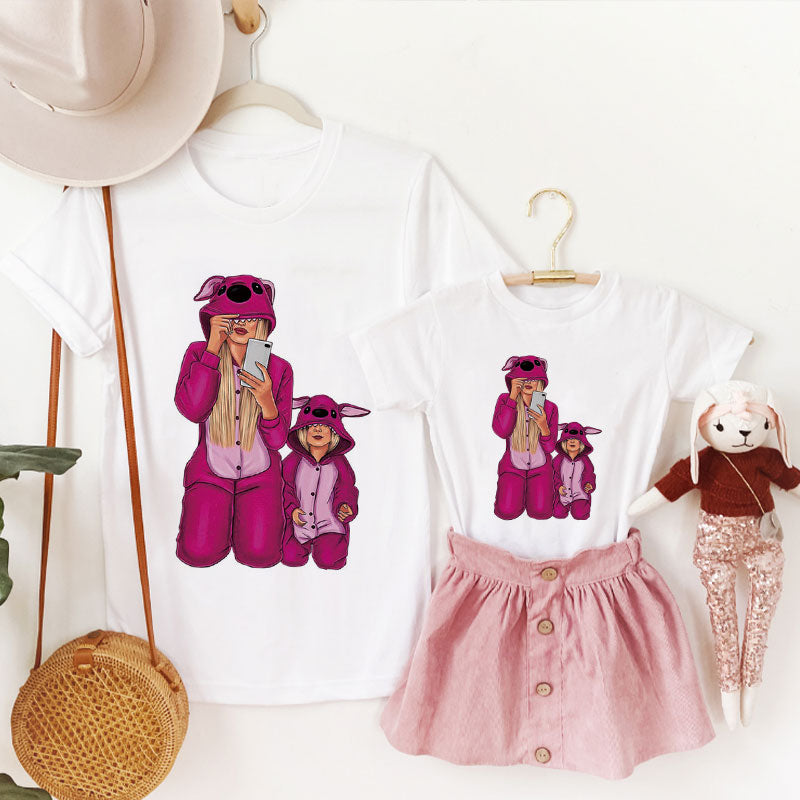 Mommy Daughter Matching Tee S
