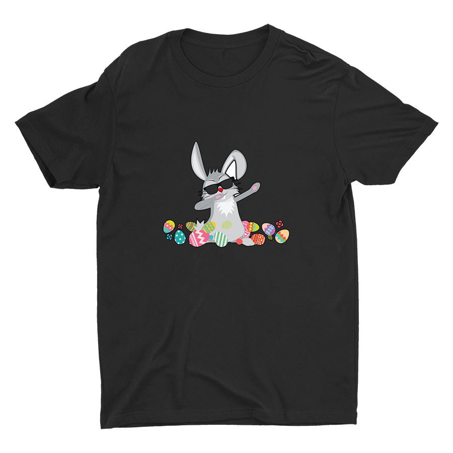 Easter Dabbing Bunny Cotton Tee