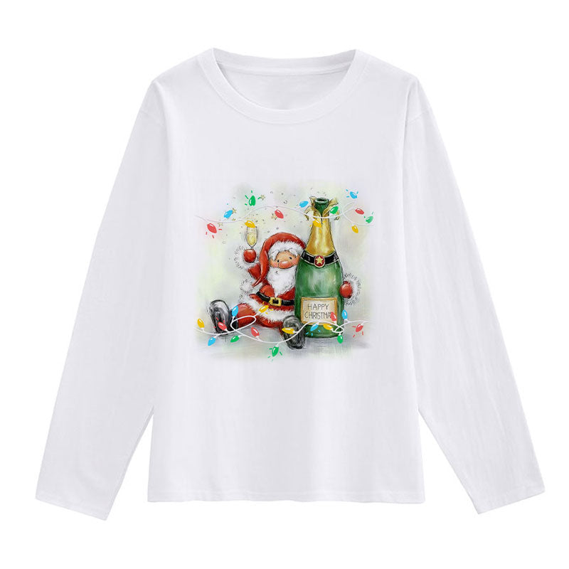 NEW Christmas Ladies White T-Shirt R