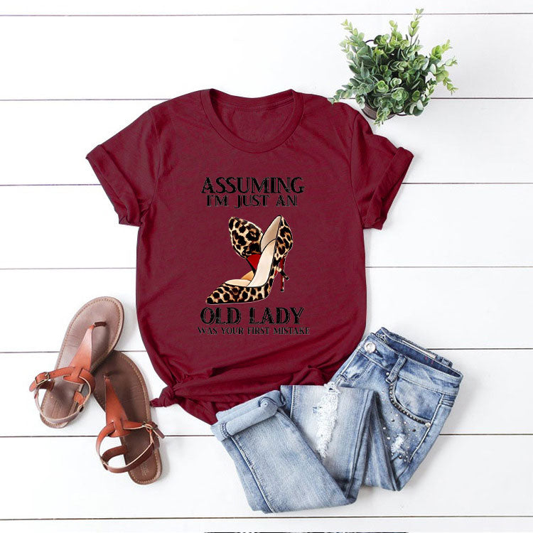 Fashion Multicolor Print T-Shirt U