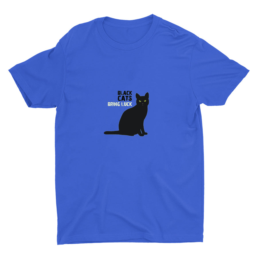 BLACK CATS BRING LUCK Cotton Tee