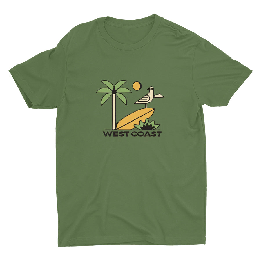 WEST COAST Cotton Tee