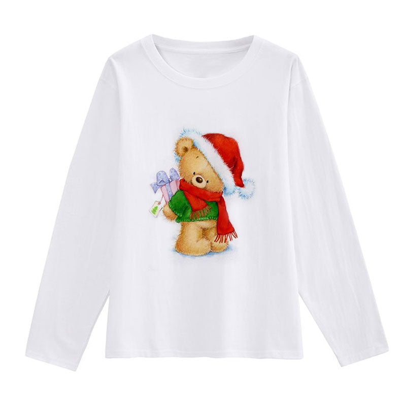 HAPPY NEW YEAR Christmas White T-Shirt O