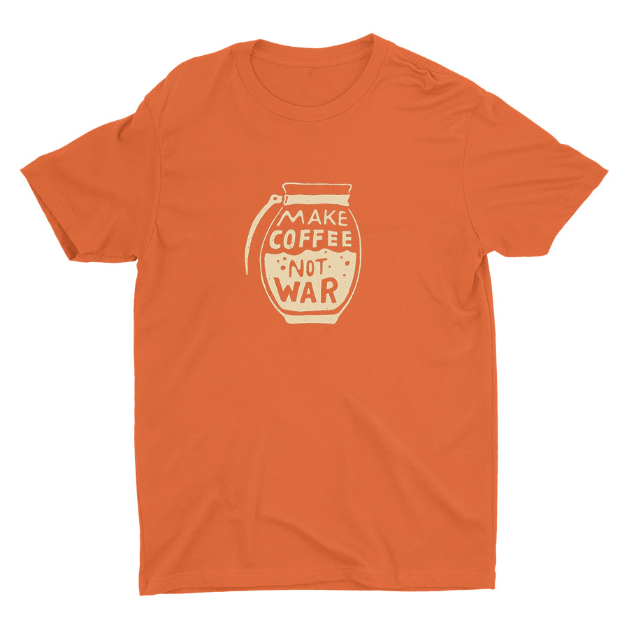 Make Coffee Not War Cotton Tee