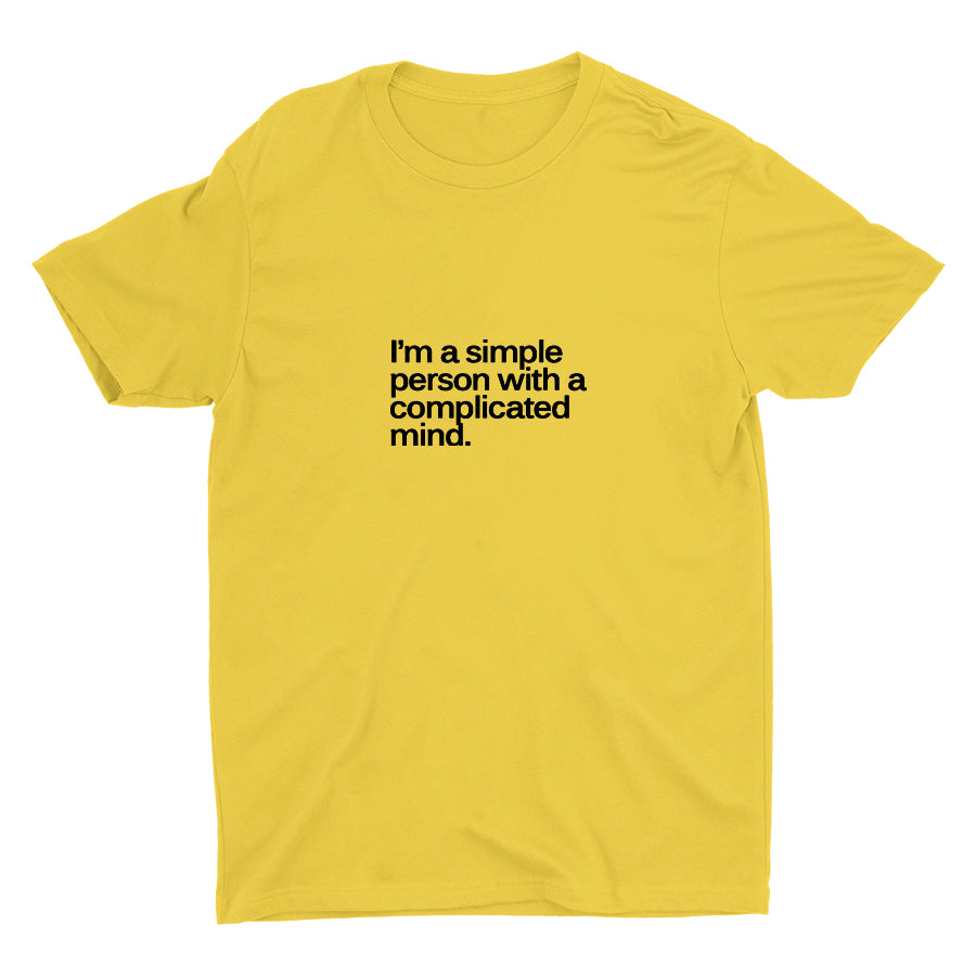 I′M A SIMPLE PERSON Cotton Tee