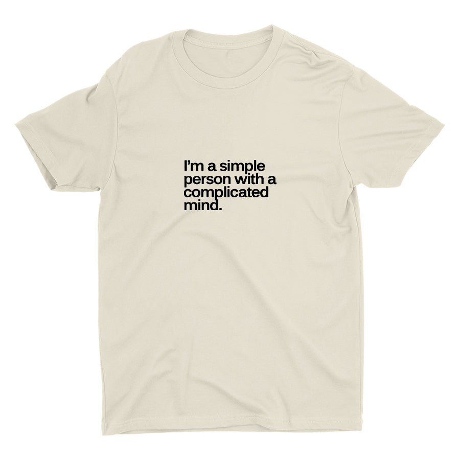 I′M A SIMPLE PERSON Cotton Tee