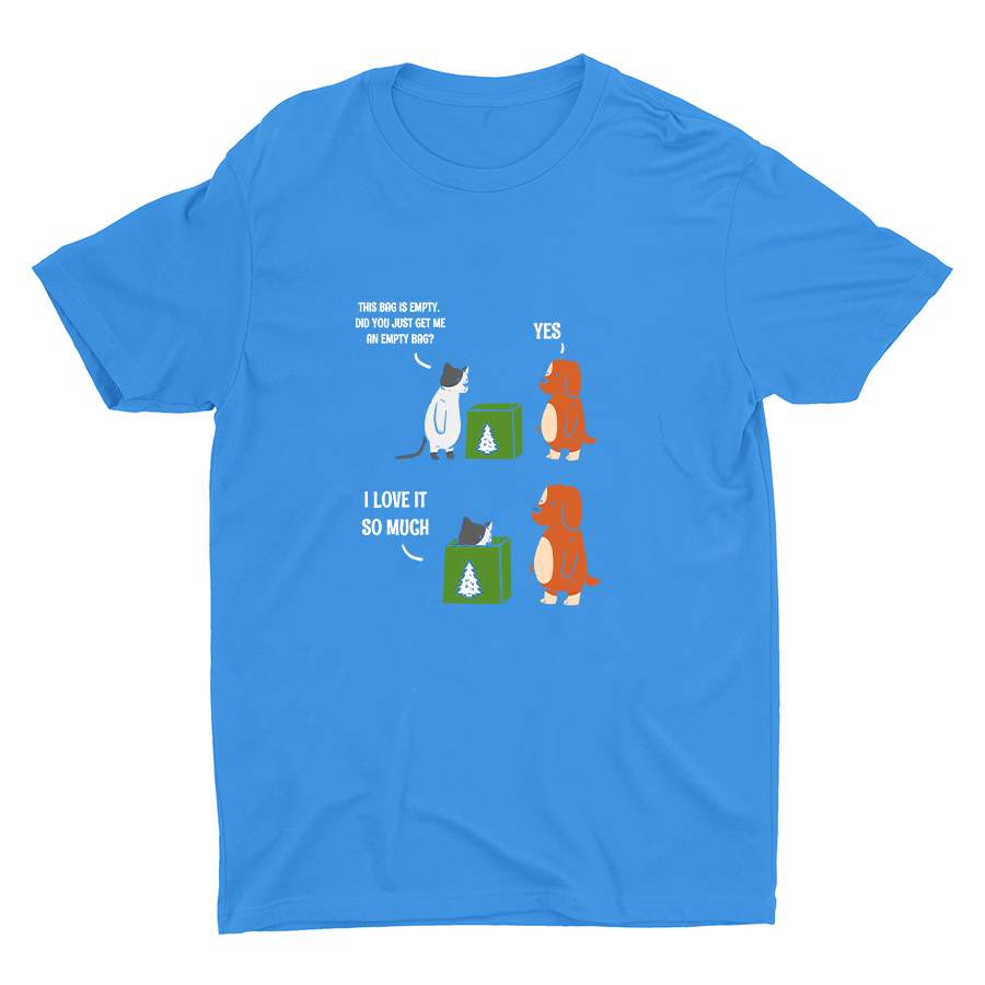Cats Love Empty Bag Cotton Tee