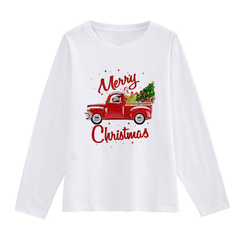 HAPPY NEW YEAR Christmas White T-Shirt R