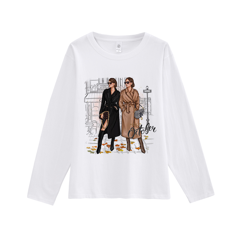 I Love Autumn White T-Shirt D