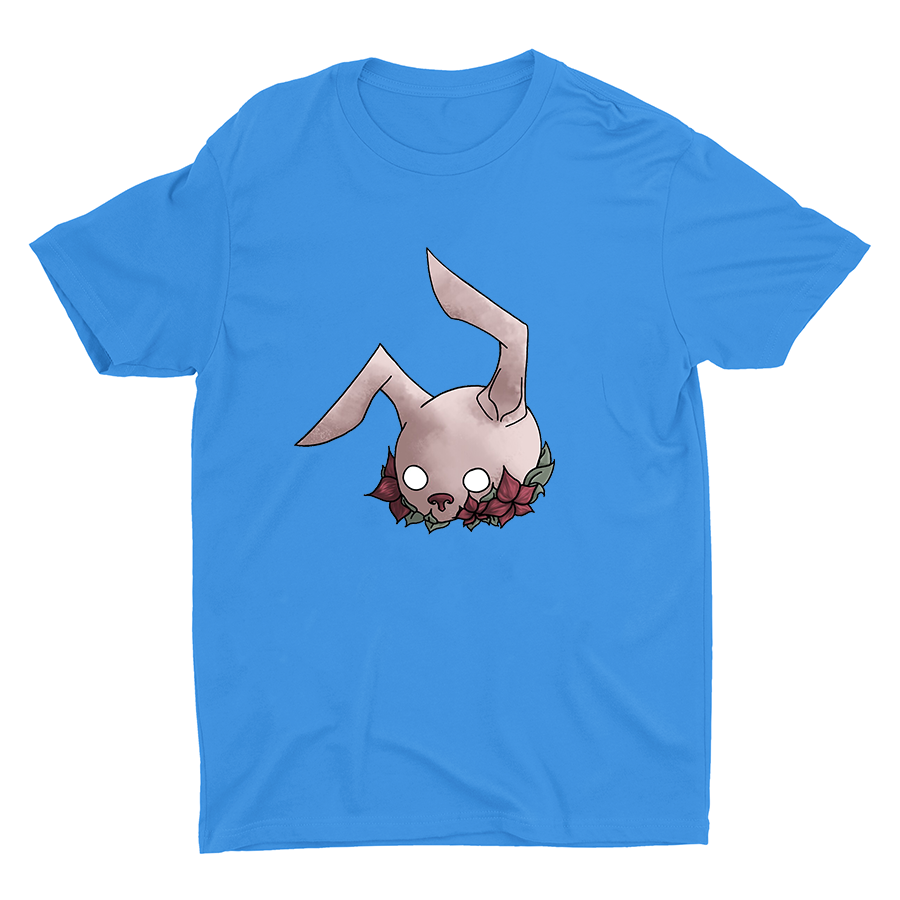 Flower Bunny Printed Cotton Tee