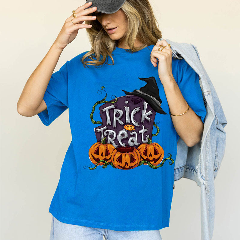 Trick Or Treat Cotton Tee