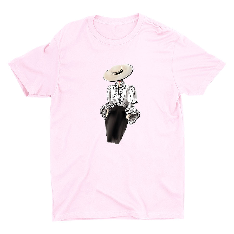 Fashion Illustration Cotton Tee