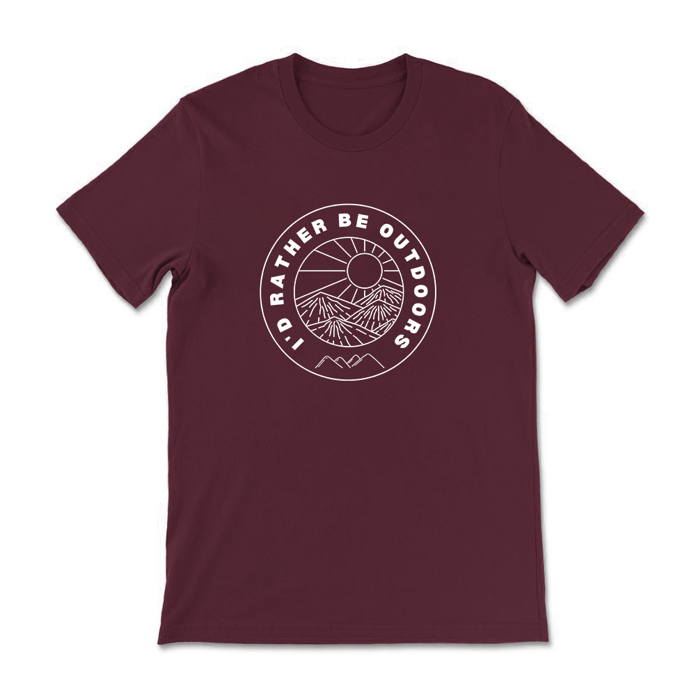 I'd Rather Be Outdoors Cotton Tee