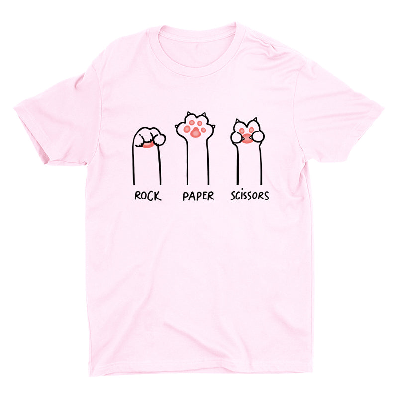 Cat Rock Paper Scissors T-shirt