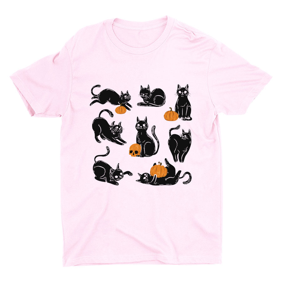 Halloween For Cat Cotton Tee