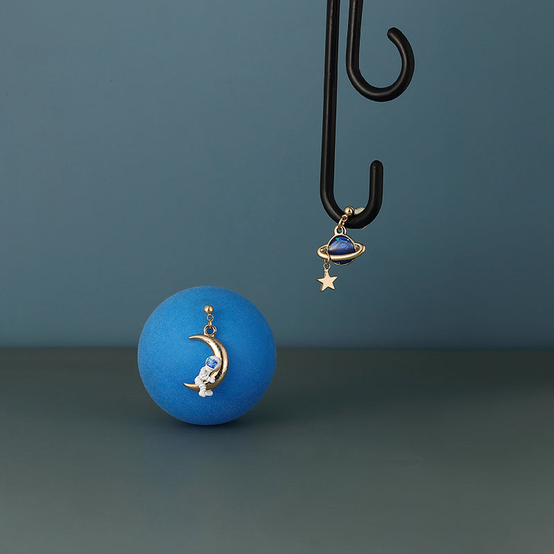 Planet Astronaut Earring