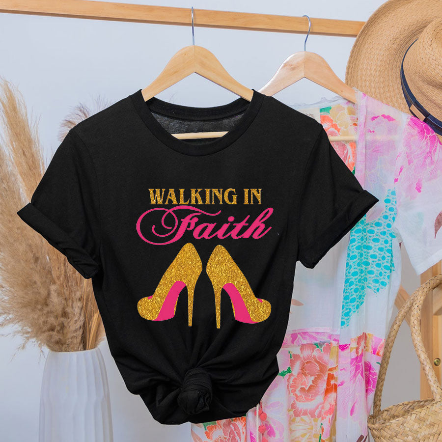 Walking In Faith Cotton Tee