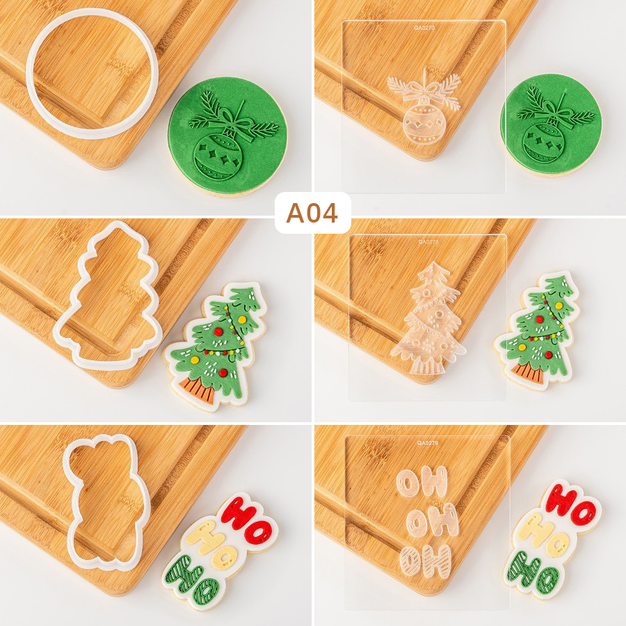 Cute Christmas Santa Cookie Cutters