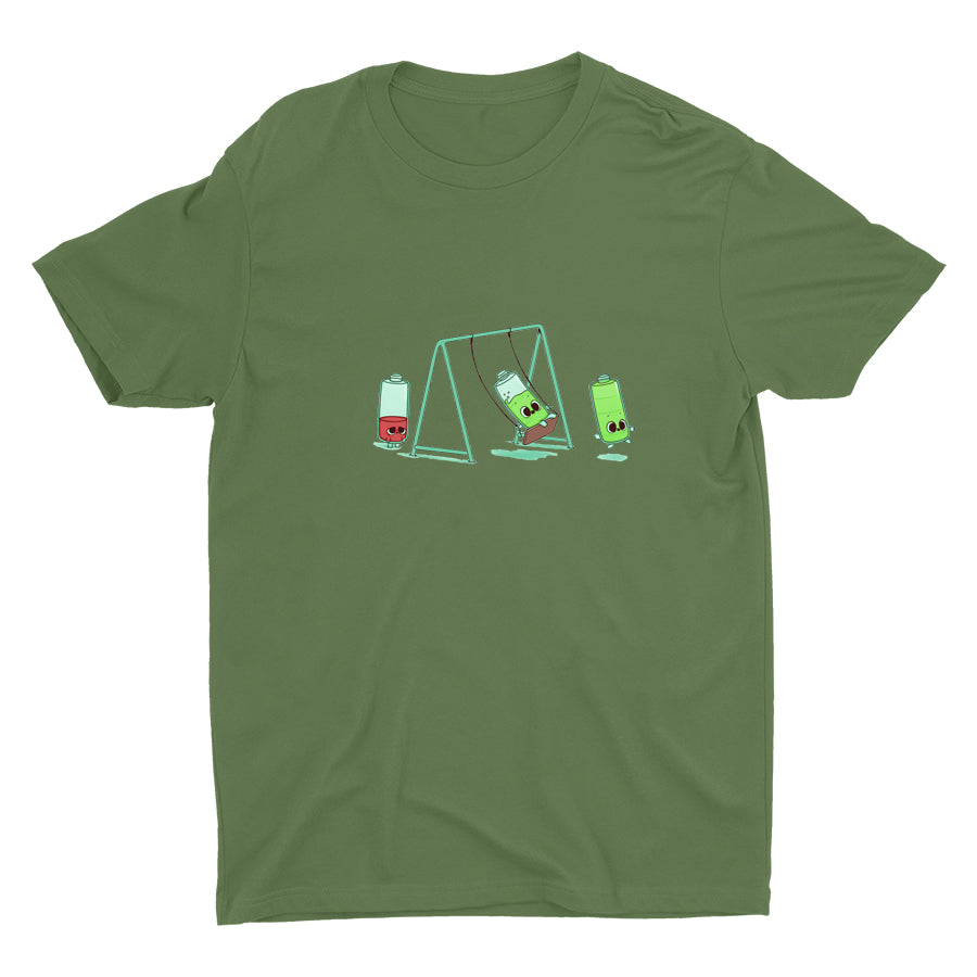 Charging Batteries Cotton Tee