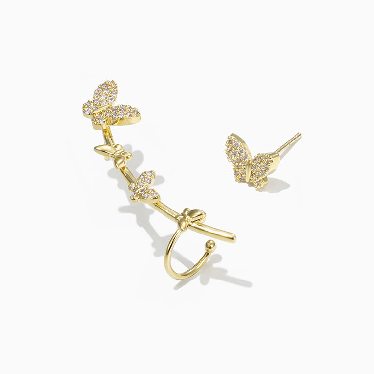 Butterfly Earring Ear Bone Clip