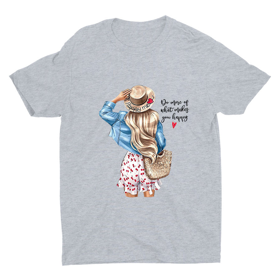 "Do More Of What Makes You Happy" Cotton Tee
