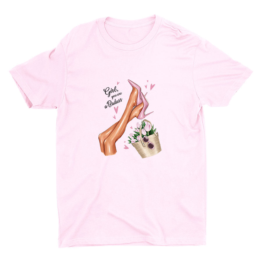 "Girl, You are a Badass" Cotton Tee