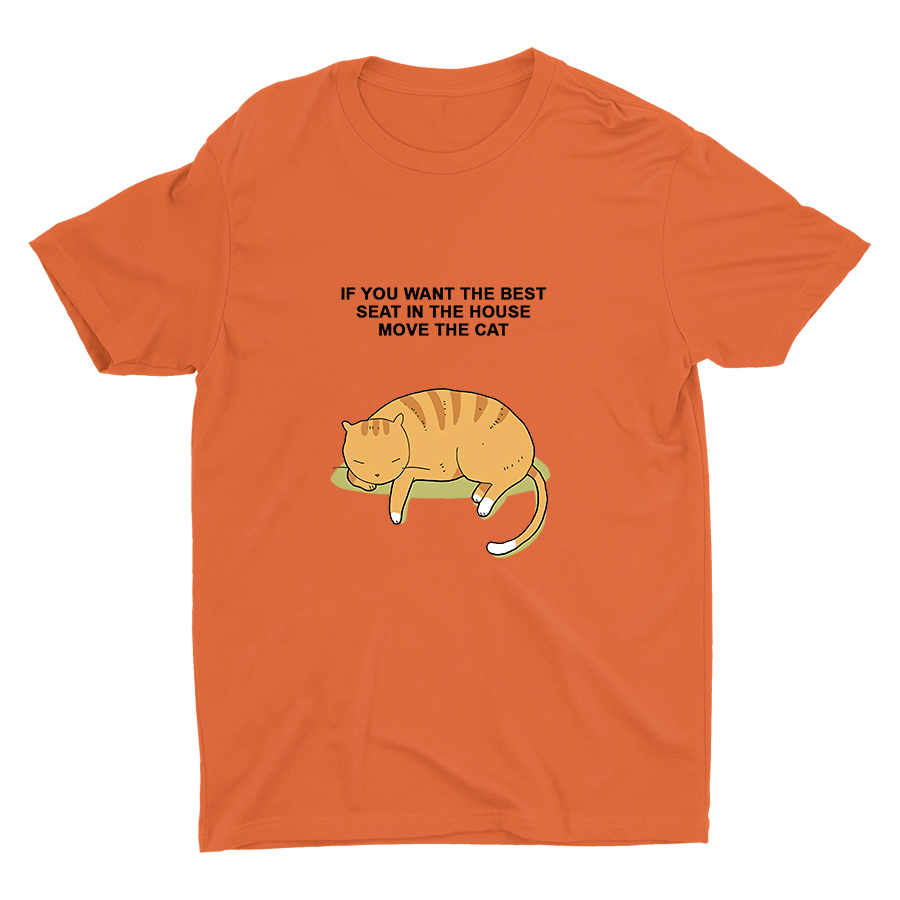 Just Move The Cat Cotton Tee