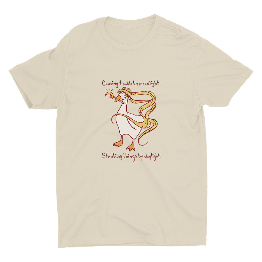 Causing Trouble By Moonlight Cotton Tee