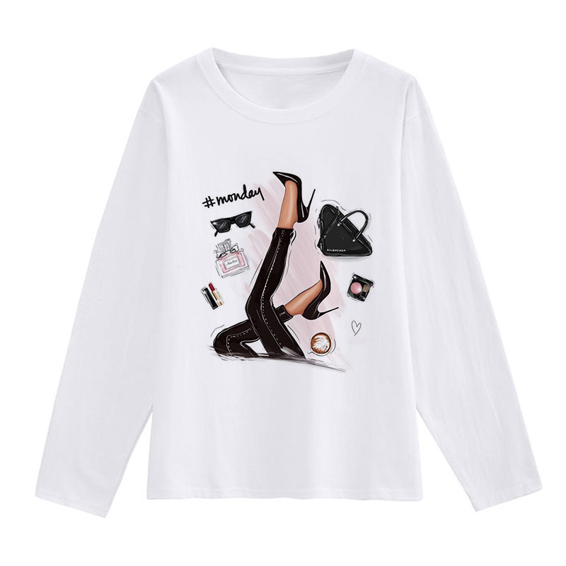 High Heels White T-Shirt
