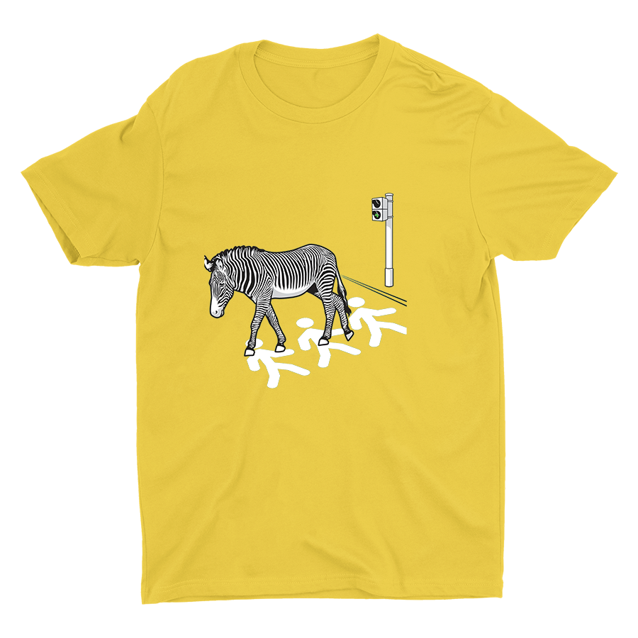 THE "ZEBRAWALK" Cotton Tee