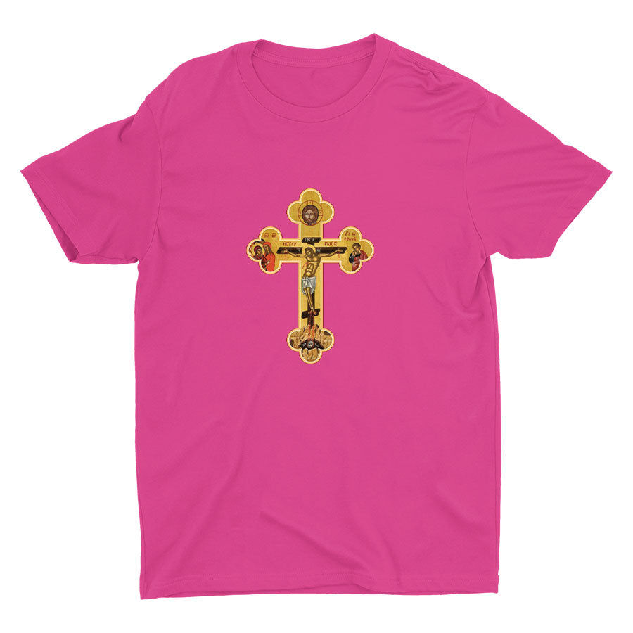 Orthodox Cross Icon Cotton Tee