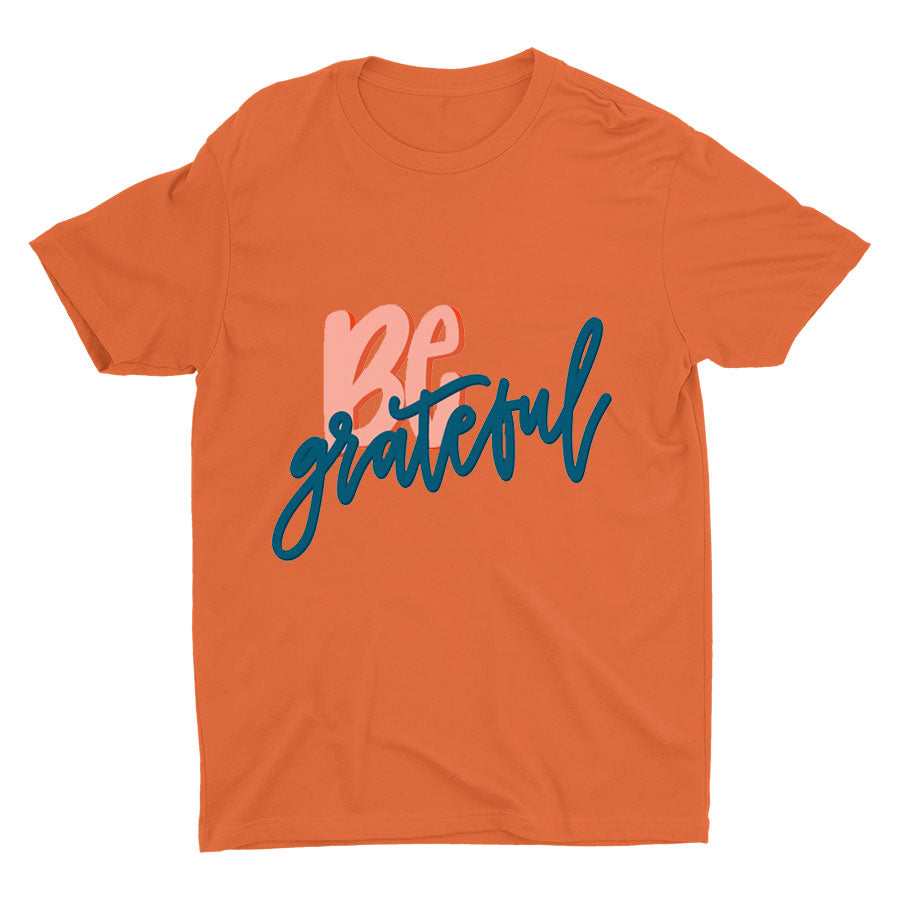 BE Grateful Printed T-shirt